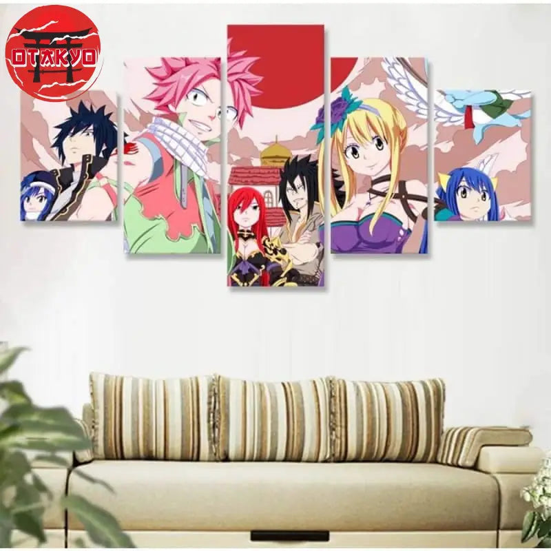 Gemälde „Team A" von Fairy Tail - Fairy Tail™