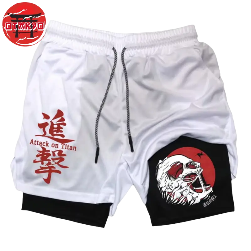Gepanzerter Titan Schwarz und Weiß Short - Attack on Titan™