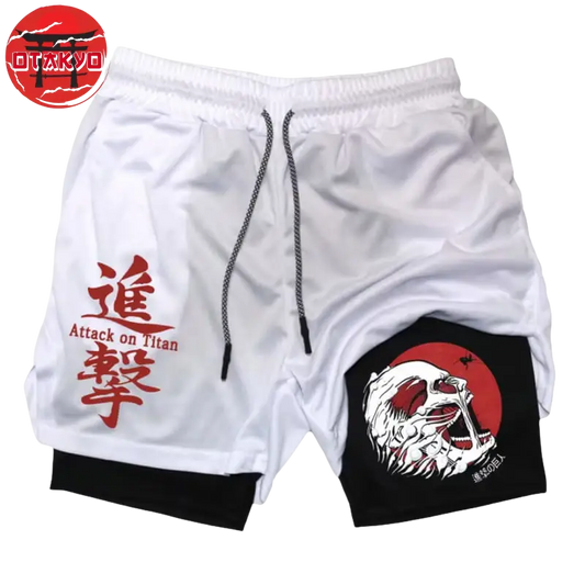 Gepanzerter Titan Schwarz und Weiß Short - Attack on Titan™
