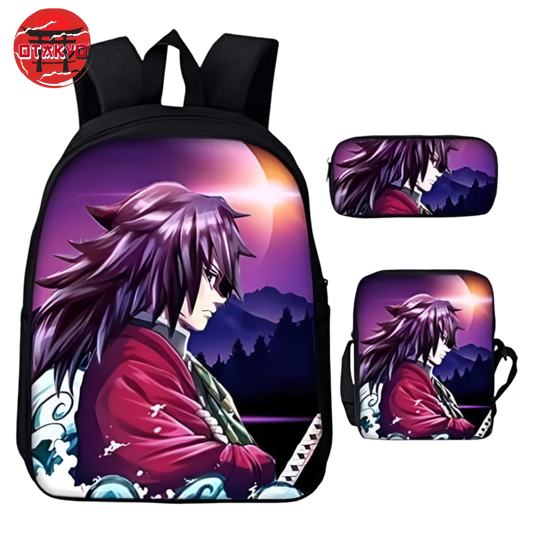 Giyu Tomioka Rucksack mit Federmäppchen und Umhängetasche - Demon Slayer™