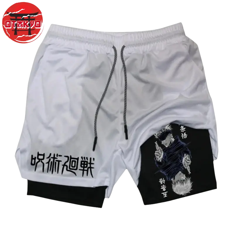 Gojo Der Auserwählte Weiß und Schwarz Short - Jujutsu Kaisen™