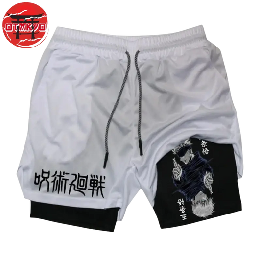 Gojo Der Auserwählte Weiß und Schwarz Short - Jujutsu Kaisen™