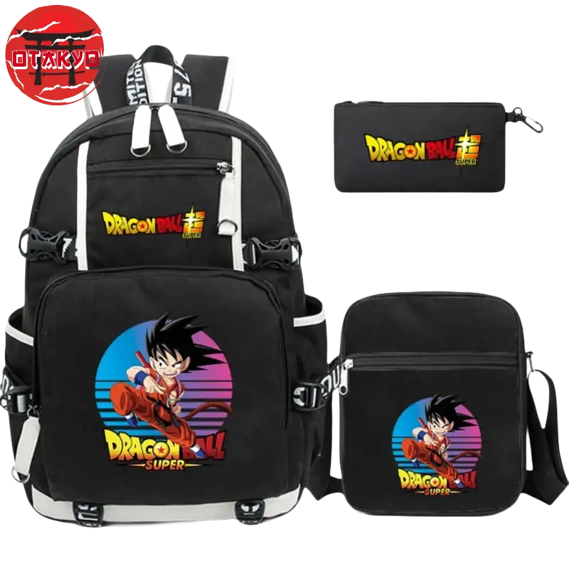 Goku Dragon Ball Super Rucksack mit Federmäppchen und Tasche - Dragon Ball Z™