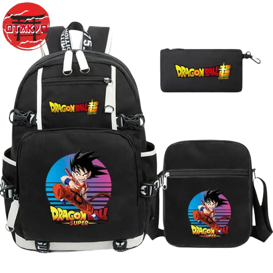 Goku Dragon Ball Super Rucksack mit Federmäppchen und Tasche - Dragon Ball Z™