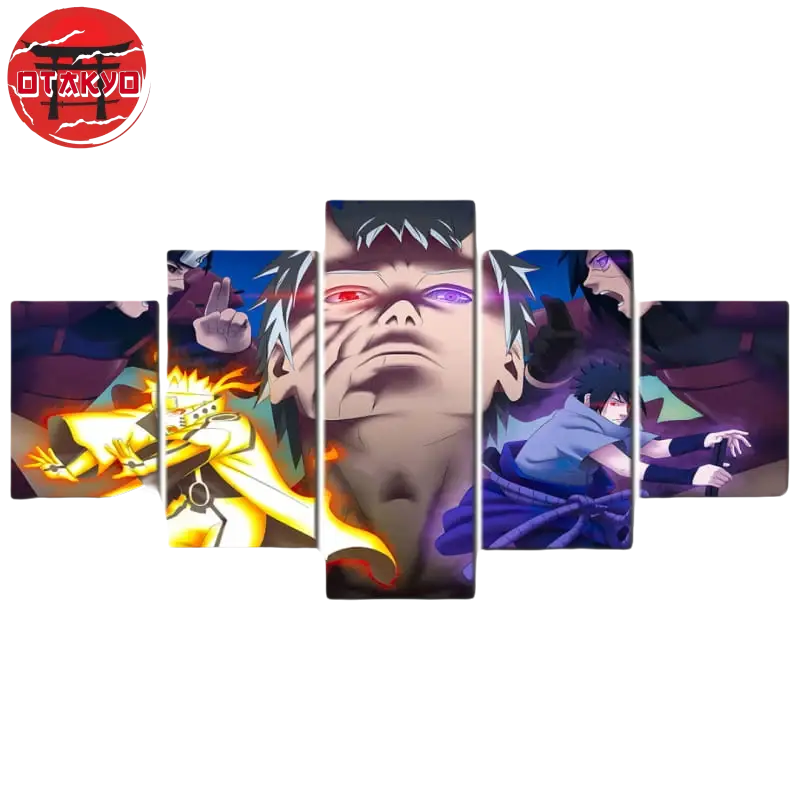 Großer Ninja-Krieg Gemälde - Naruto Shippuden™
