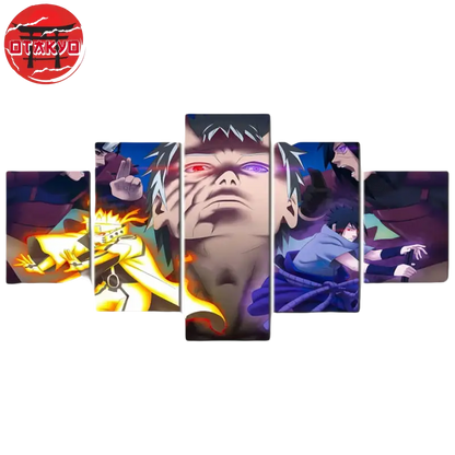 Großer Ninja-Krieg Gemälde - Naruto Shippuden™