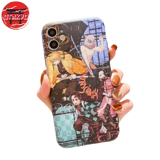 Handyhülle Tanjiro, Nezuko, Inosuke und Zenitsu - Demon Slayer™
