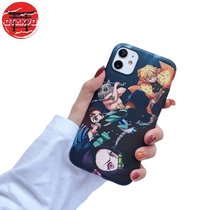 Handyhülle Tanjiro, Nezuko, Zenitsu und Inosuke - Demon Slayer™