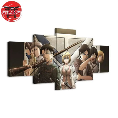 Historia und ihre Freunde Gemälde - Attack on Titan™