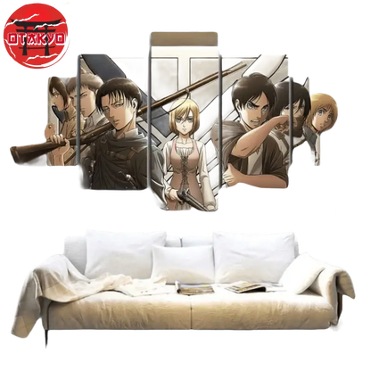 Historia und ihre Freunde Gemälde - Attack on Titan™