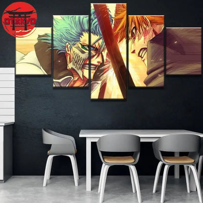 Ichigo vs Grimmjow Gemälde - Bleach™