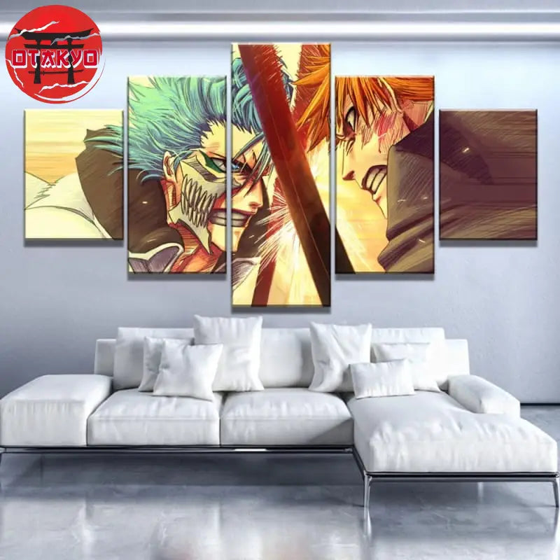 Ichigo vs Grimmjow Gemälde - Bleach™
