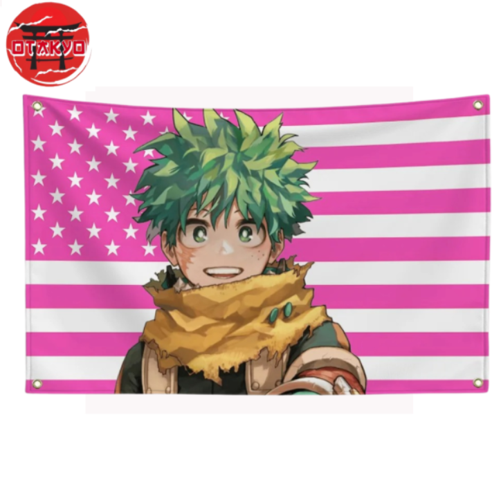 Izuku Midoriya Flagge "Überlebensausrüstung" - My Hero Academia™