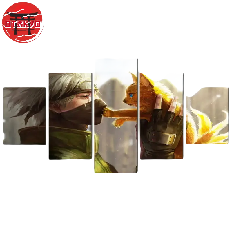 Kakashi & Kurama Gemälde - Naruto Shippuden™