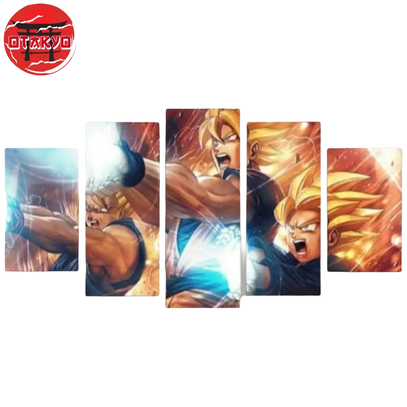 Kamehameha Vater-Sohn Gemälde - Dragon Ball Z™