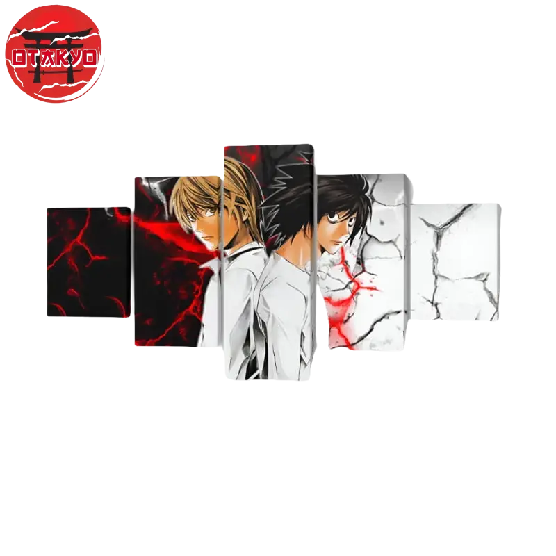 Kira Vs L Gemälde - Death Note™