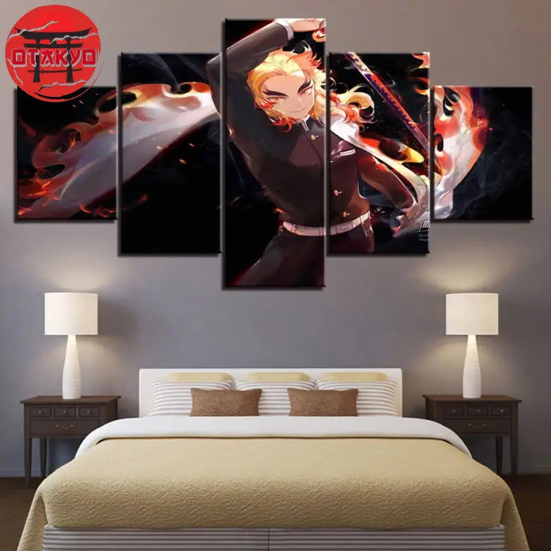 Kyojuro Rengoku Gemälde - Demon Slayer™