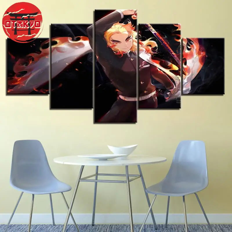 Kyojuro Rengoku Gemälde - Demon Slayer™