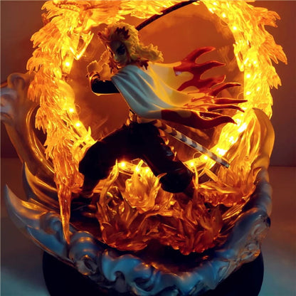 Kyojuro Rengoku LED Figuren „Flammenatmung" - Demon Slayer™