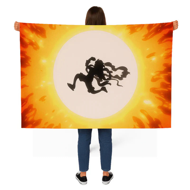 Luffy Flagge "Silhouette Gear 5" - One Piece™