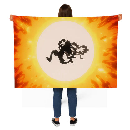 Luffy Flagge "Silhouette Gear 5" - One Piece™