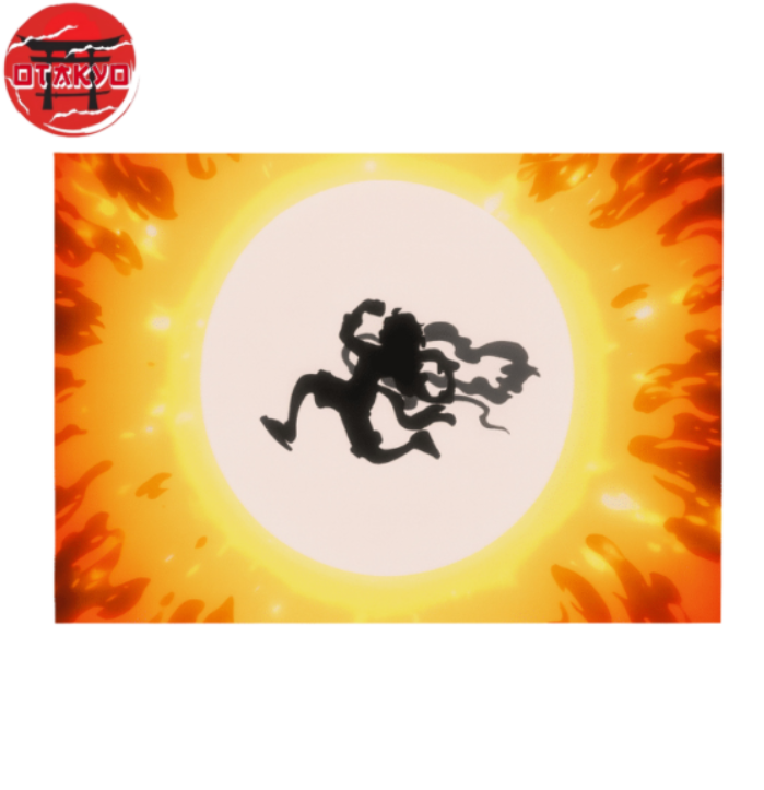 Luffy Flagge "Silhouette Gear 5" - One Piece™
