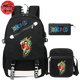 Luffy König der Piraten Rucksack mit Federmäppchen und Tasche - One Piece™
