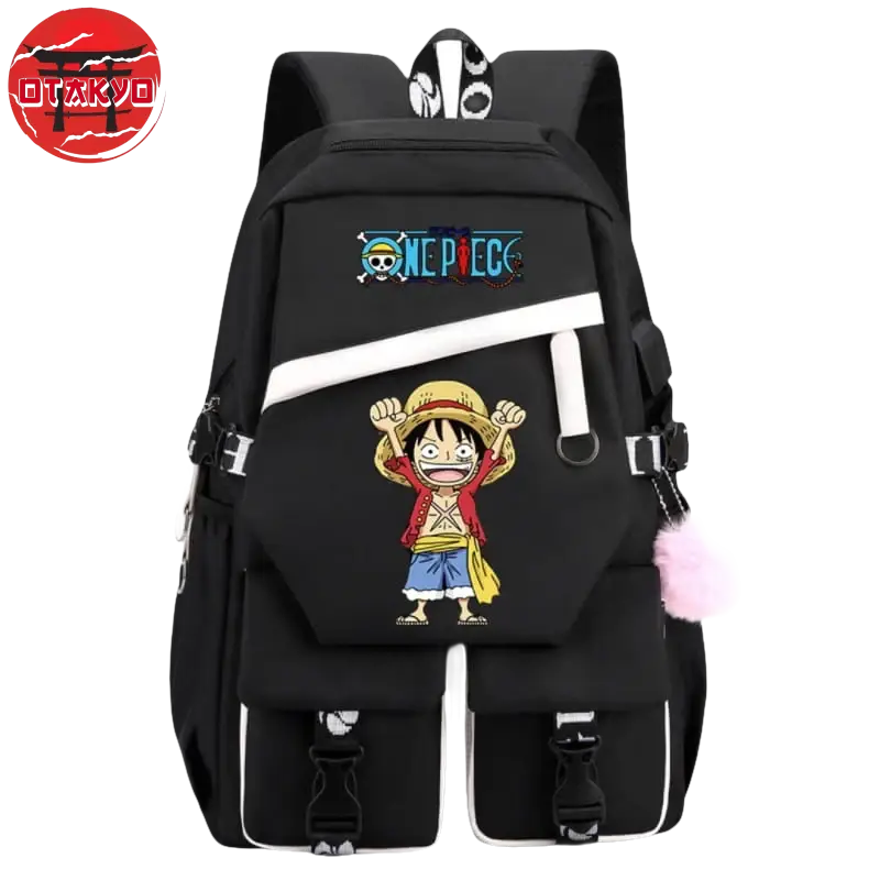 Luffy Schwarz Rucksack - One Piece™
