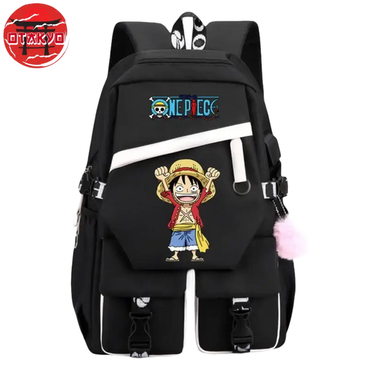 Luffy Schwarz Rucksack - One Piece™