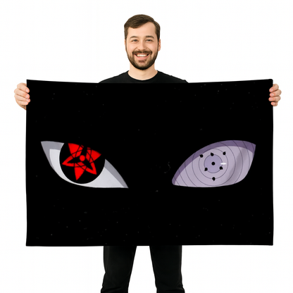 Madara Uchiha Flagge „Sharingan und Rinnegan" - Naruto™