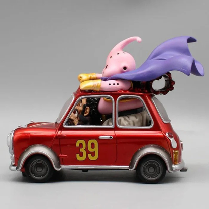 Majin Buu & Mr. Satan Figuren "Rotes Auto" - Dragon Ball Z™