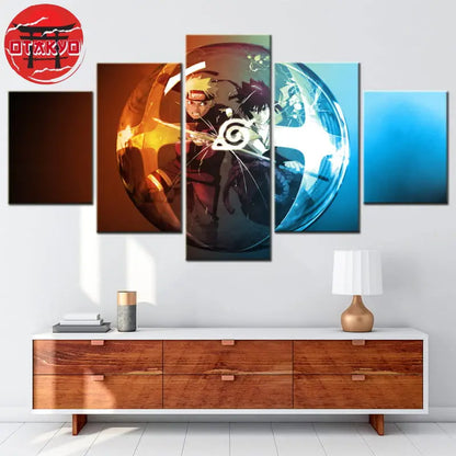 Naruto & Sasuke Gemälde Der Kampf der Auserwählten - Naruto Shippuden™