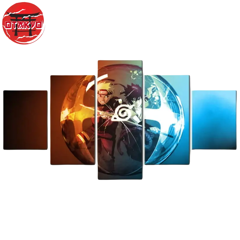 Naruto & Sasuke Gemälde Der Kampf der Auserwählten - Naruto Shippuden™