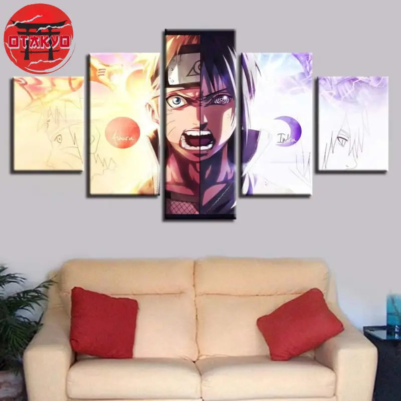 Naruto und Sasuke Gemälde - Naruto Shippuden™
