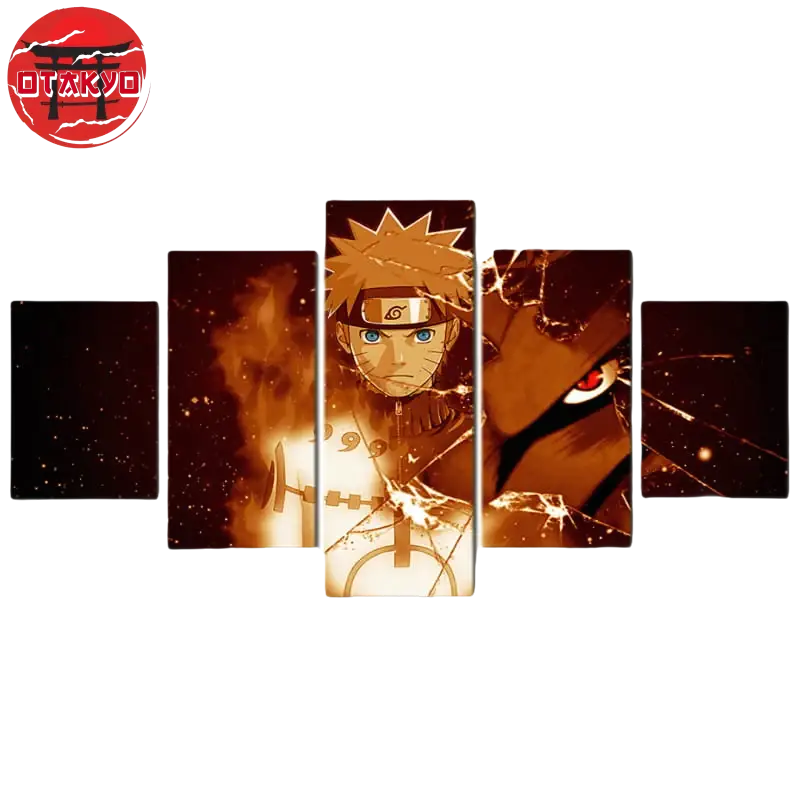Naruto x Kurama Gemälde - Naruto Shippuden™