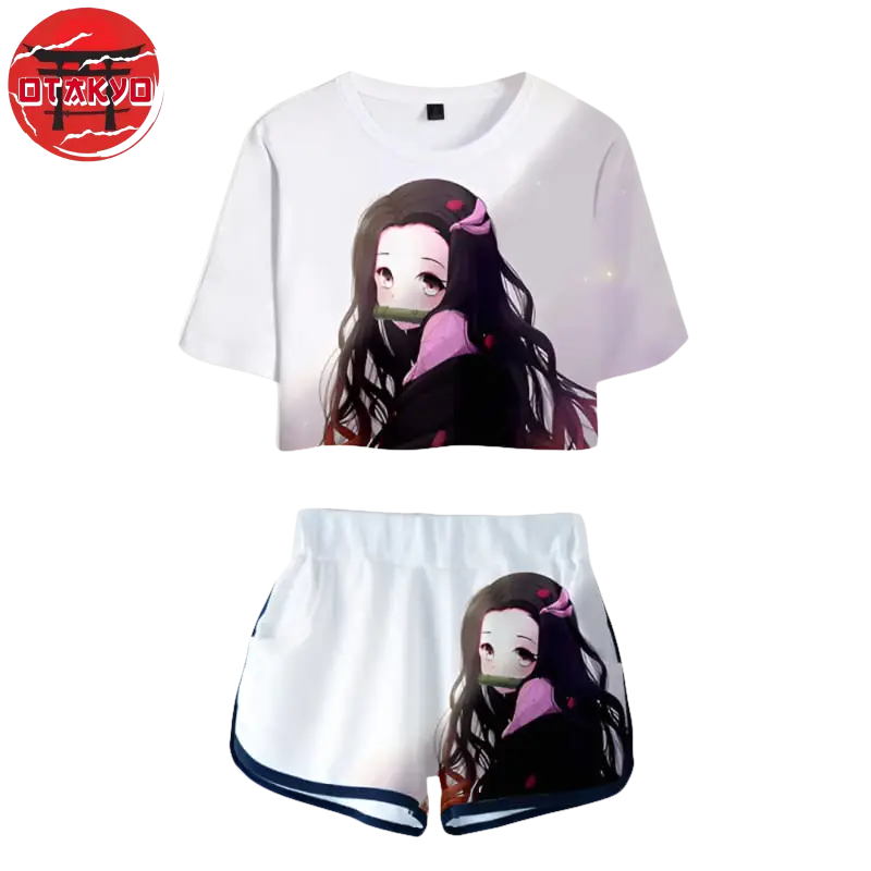 Nezuko Kamado Schlafanzug Weiß - Demon Slayer™