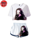 Nezuko Kamado Schlafanzug Weiß - Demon Slayer™