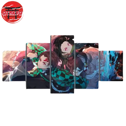 Nezuko und Tanjiro Gemälde - Demon Slayer™