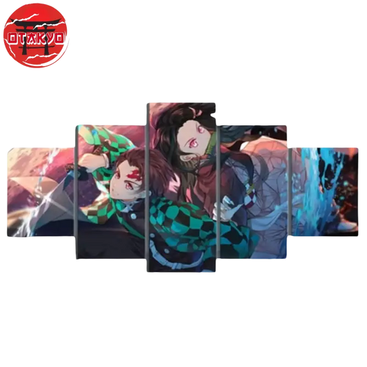 Nezuko und Tanjiro Gemälde - Demon Slayer™