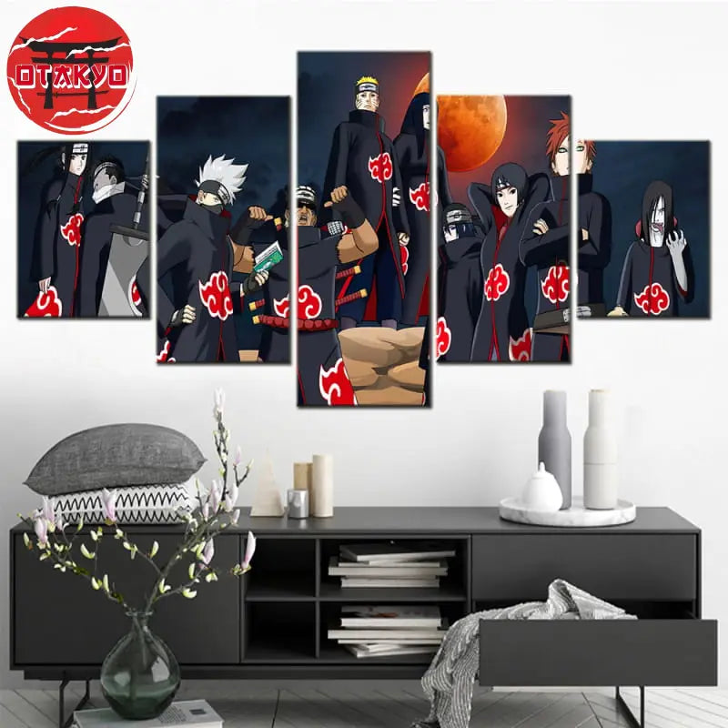 Ninjas Akatsuki Outfit Gemälde - Naruto Shippuden™
