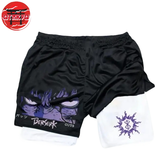 Opferzeichen Schwarz und Lila Short - Berserk™