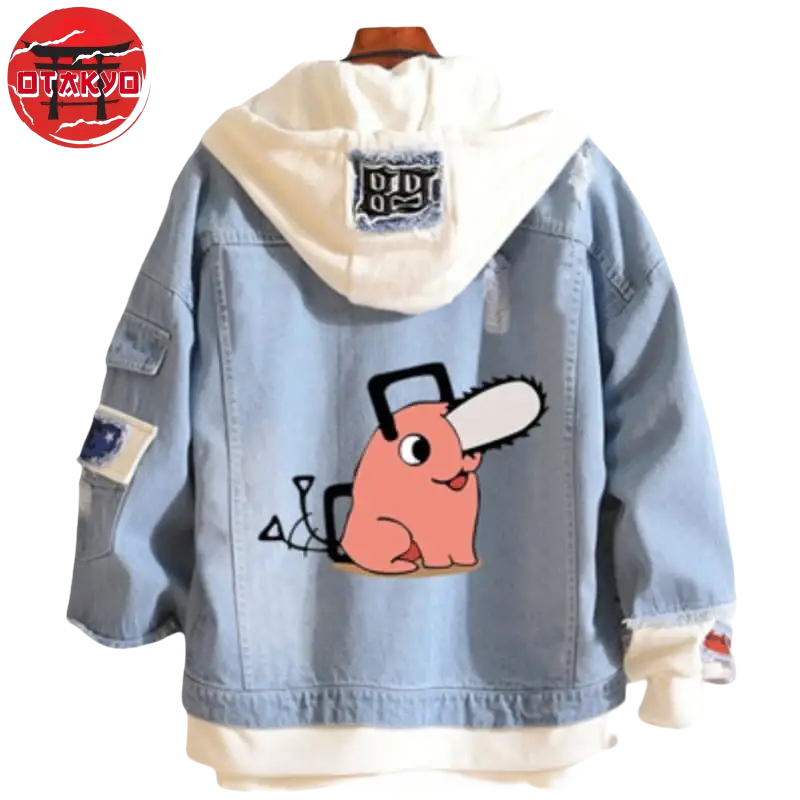 Pochita Jeansjacke - Chainsaw Man™