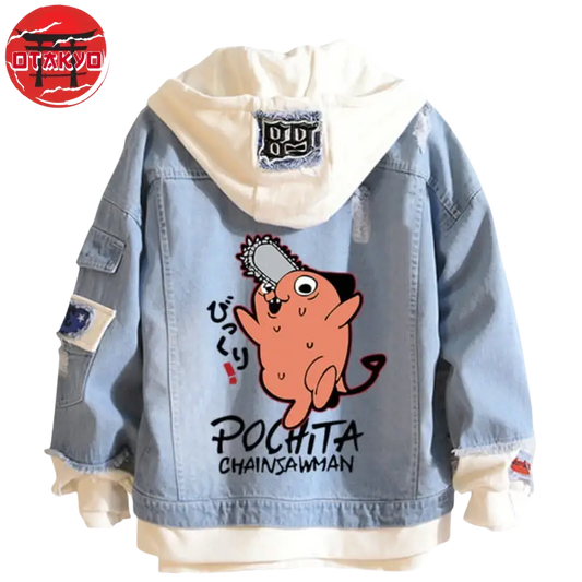 Pochita Jeansjacke - Chainsaw Man™