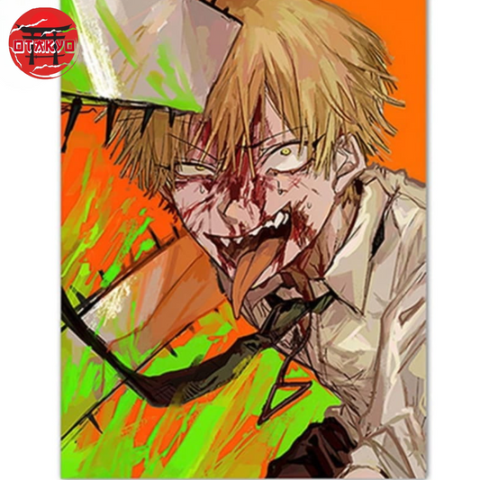 Poster Denji "Wahnsinn" - Chainsaw Man™