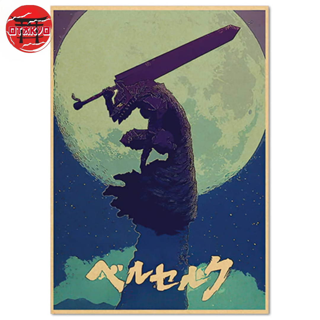 Poster Guts Blaue Nachtklinge - Berserk™