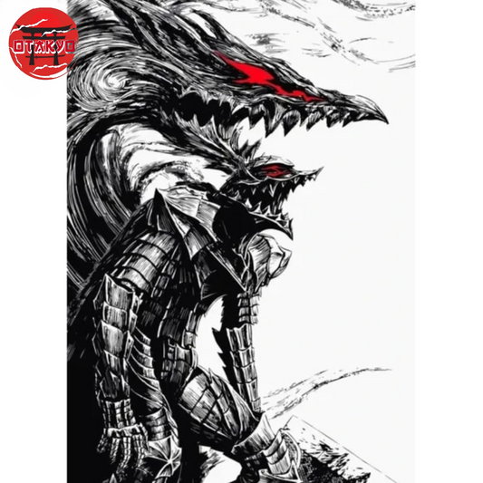 Poster Guts „Rüstung des Schwarzen Ritters" - Berserk™
