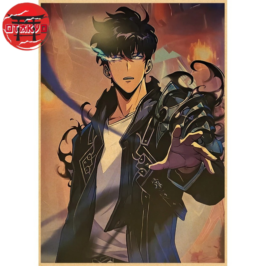 Poster Sung Jinwoo "Beschwörung der Schatten" - Solo Leveling™