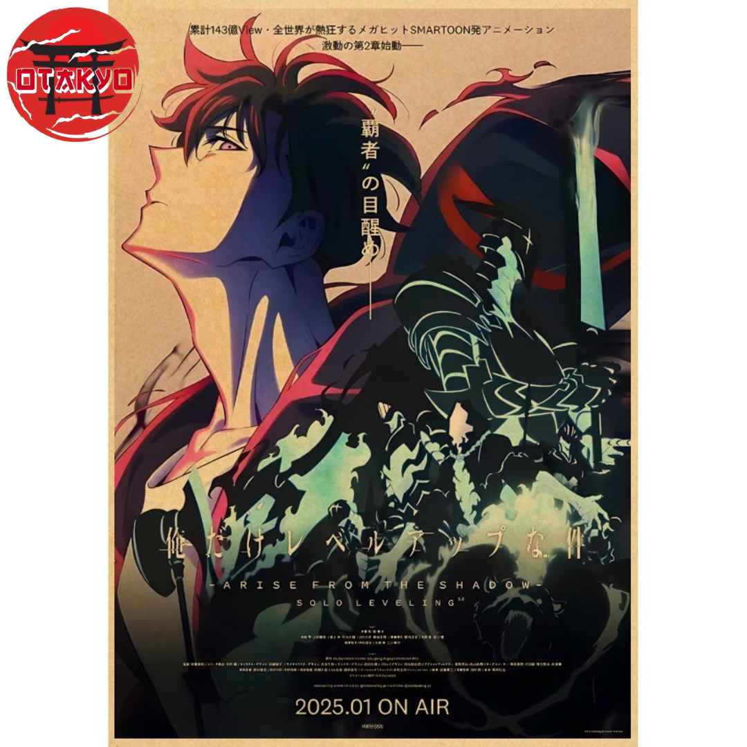 Poster Sung Jinwoo „Erwachen des Monarchen" - Solo Leveling™