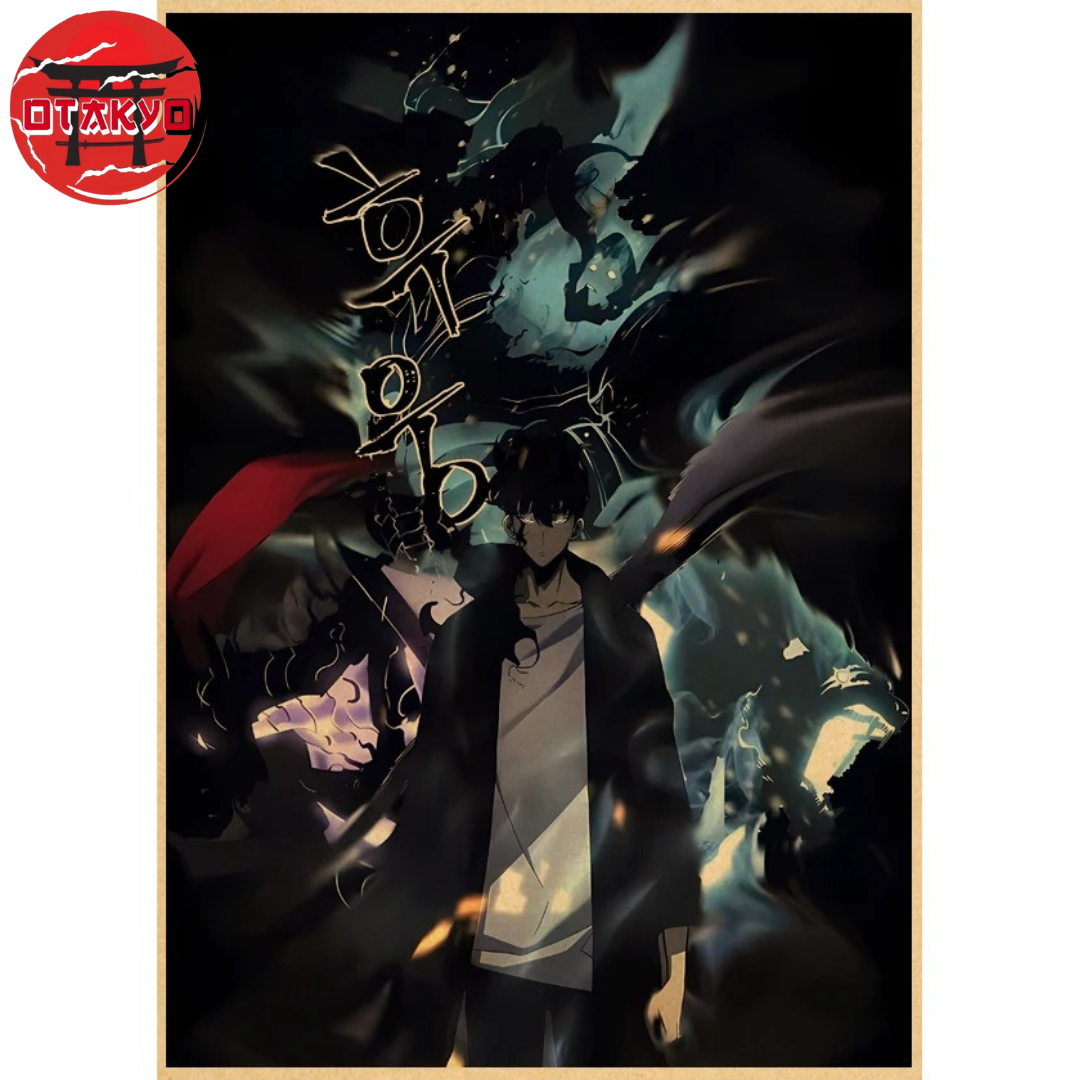 Poster Sung Jinwoo "Marsch der Schatten" - Solo Leveling™