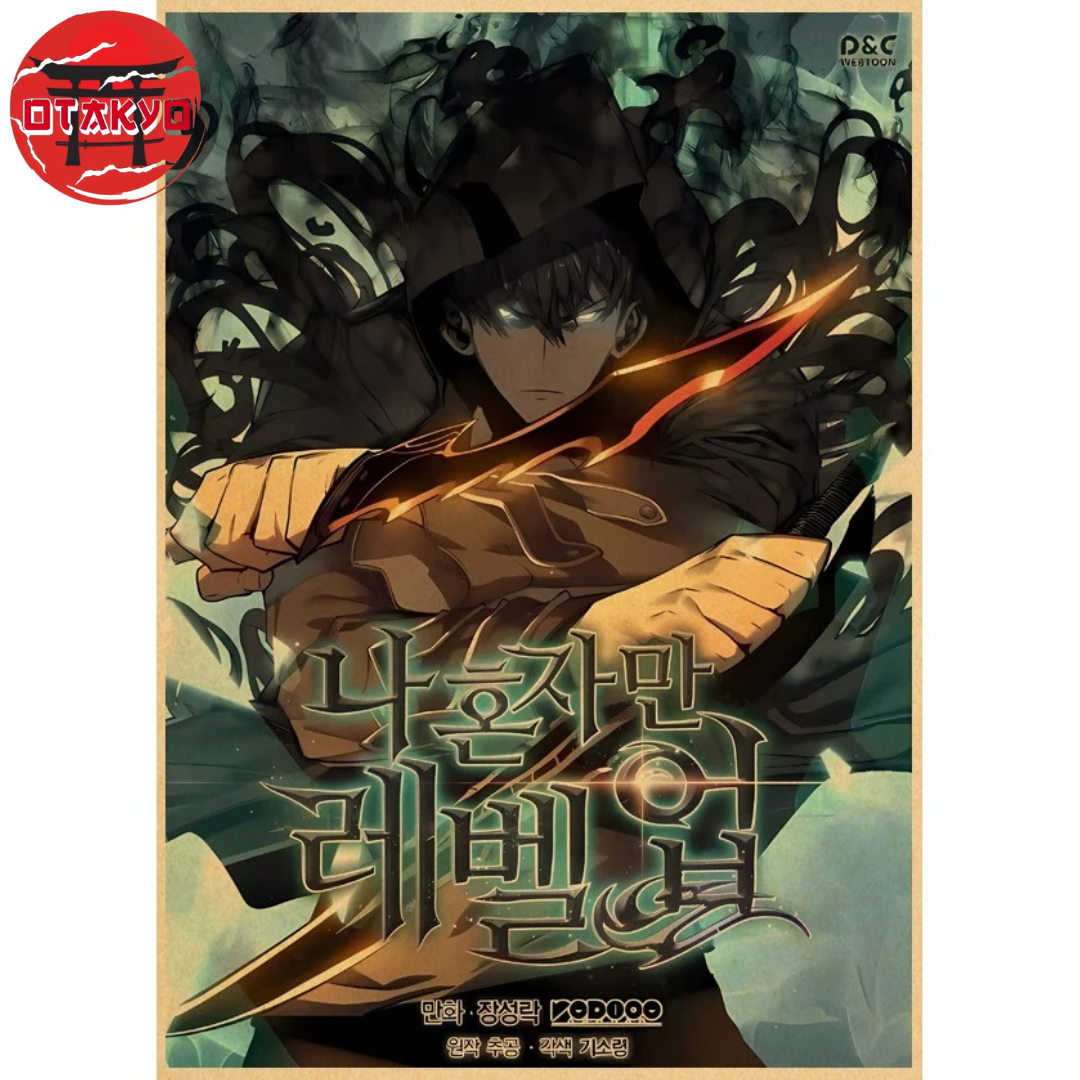 Poster Sung Jinwoo „Meister der Finsternis" - Solo Leveling™